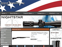 Tablet Screenshot of islandfirearms.com